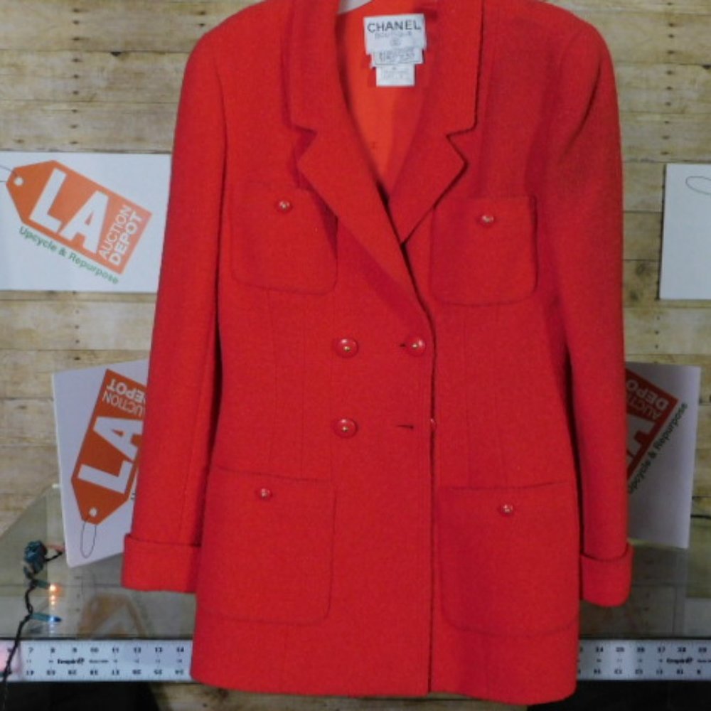 Chanel Red Coat
